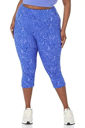 Amazon Damen Active Sculpt Workout Athleisure Capri-Leggings mit hohem Bund (in Übergröße erhältlich), , 6XL Große Größen
