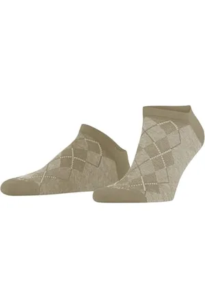 Burlington Herren Sneakersocken Carrington M Sn Baumwolle kurz gemustert 1 Paar, , 40-46