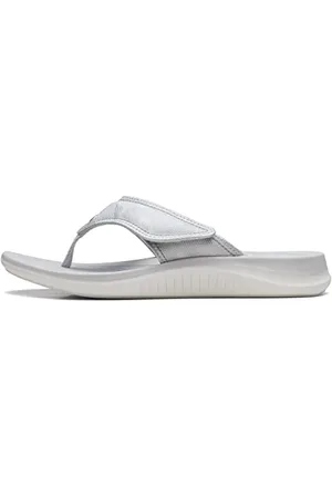 Clarks Damen Glide Post Flip-Flop, Metallic, synthetisch, 39 EU