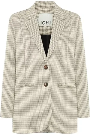 Ichi IHKATE CAMELEON OVERSIZE BL Damen Blazer Jackenblazer 70% Polyester, 28% Viskose, 2% Elasthan loose fit, Größe:S, Farbe: