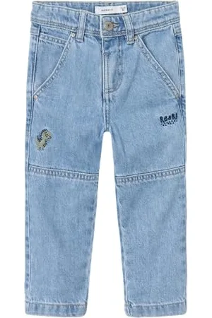 NAME IT Nmmsilas Tapered Emb Jeans 4285-Be F