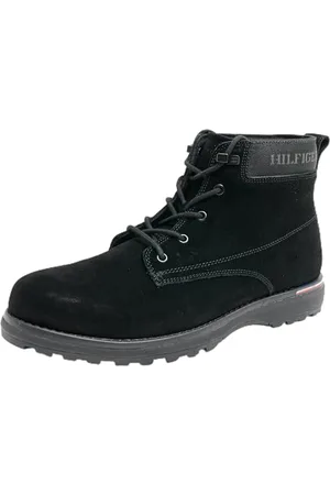 Tommy Hilfiger CORPORATE OUTDOOR SUEDE BOOT ( Outdoor-Stiefel Herren, (Black), 45 EU