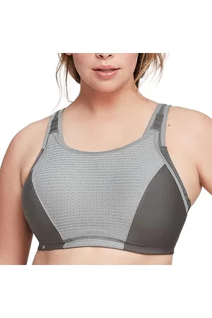 Glamorise Große Größen Plusgröße WonderWire-Sport-BH mit variablem Halt und Bügel Nr. 9167, , 70D