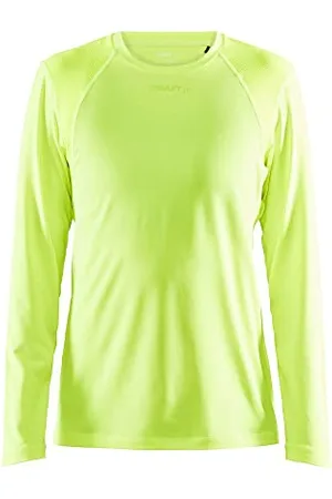 Craft Essence LS Tee W Sportshirt Damen XL | | Langärmliges Funktionsshirt Damen für tägliches Training | Mesh Details für Belüftung | Quick Dry Shirt Damen