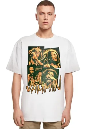 Merchcode Herren Mc1100-bob Marley Jammin Live Oversize Tee T-Shirt, , XXL EU