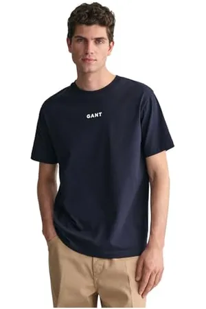 GANT Herren Contrast Small Logo Tshirt, , L EU