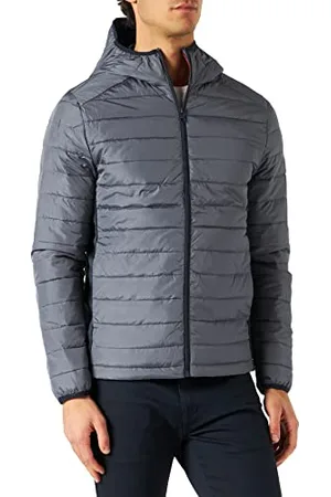 JACK & JONES Herren Jjeace Spring Puffer Hood Steppjacke mit Kapuze, , S
