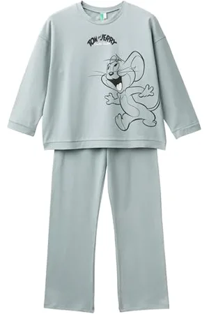 Benetton Mädchen Pig(Maglia+Pant) 3DKE0P07C Pyjamaset, , 140
