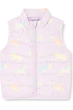 NAME IT Mädchen NMFMYLANE Vest Unicorn Pufferweste, , 104