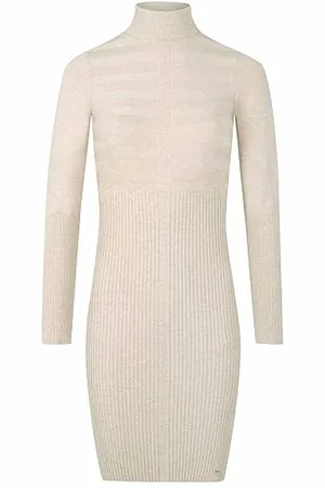 Morgan Damen 192-rmento.n Robe, Beige/China, Large