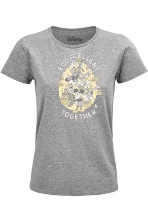 Disney Damen Wodmickts257 T-Shirt, Grau meliert, XXL