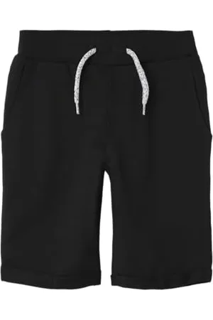 NAME IT Jungen NKMVERMO Long SWE UNB F NOOS Shorts, Black, 110