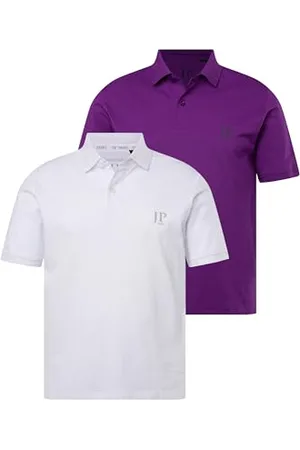 JP 1880 Herren große Größen Übergrößen Menswear L-8XL Poloshirts, Basic, 2er-Pack, Piqué, gekämmte Baumwolle XL 704317837-XL