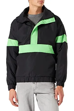 Urban classics Herren Windbreaker 3-Tone Mix Pull Over Jacket Jacke, , Large (Herstellergröße: L)