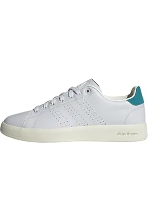 adidas Herren Advantage Premium Leather Shoes Schuhe, Dash Grey/Dash Grey/Arctic Fusion, 40 2/3 EU