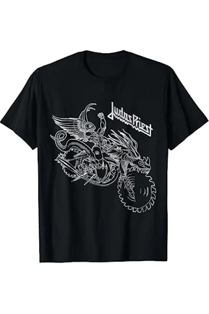 Judas Priest – Pain Killer Wireframe T-Shirt: Offizielle Merchandise, Unisex-Erwachsene, , S (Klein, EU)