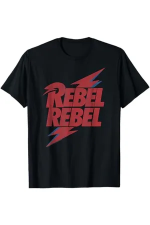 David Bowie – Rebel Rebel Lightning T-Shirt für Erwachsene Fans in , Größe S, Kurzarm