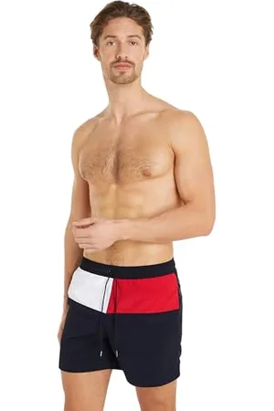 Tommy Hilfiger Herren Badehose Medium Drawstring Mittellang, , S