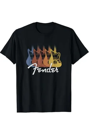 Fender Retro Rainbow Jazzmaster Lineup T-Shirt