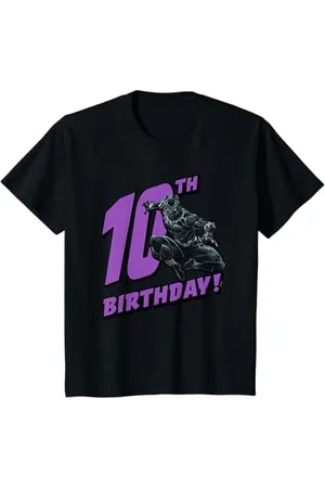 Marvel Kinder Black Panther 10th Birthday T-Shirt
