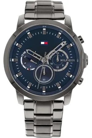 Tommy Hilfiger Multi Zifferblatt Quarz Uhr für Herren mit Rotguss Edelstahlarmband - 1791796