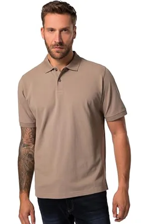 JP 1880 Herren große Größen Übergrößen Menswear L-8XL Poloshirt, Basic, Halbarm, Piqué, L bis 10XL 6XL 702560337-6XL