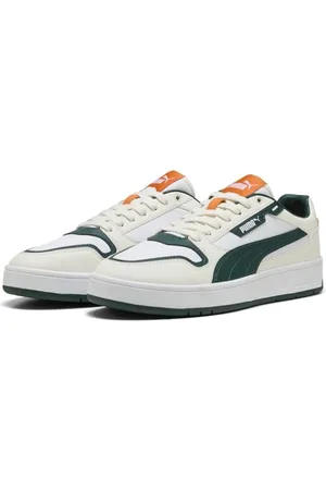 PUMA Unisex Court Classic Street Sneaker, White-Dark Myrtle-WARM White, 42 EU