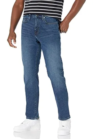 Amazon Herren Stretchjeans mit lockerer Passform (in Übergrößen erhältlich), , 48W / 28L