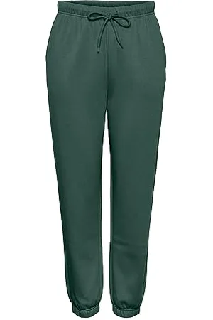 Pieces® Damen Pcchilli Hw Sweat Pants Noos Bc Hose Karotte Standardlänge Hohe Taille Elastischer Bund mit Tunnelzug Seitentaschen 50 Mint