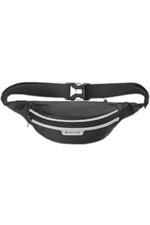 4F Waist Bag U075 Deep Black Einheitsgröße für Unisex Erwachsene, , LÄSSIG