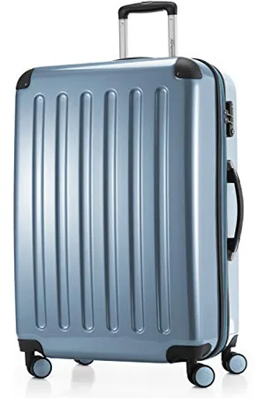 Hauptstadtkoffer Alex - Großer Hartschalen-Koffer, TSA, 4 Doppel-Rollen, Trolley, Rollkoffer, Reisekoffer, Volumenerweiterung, 75 cm, 119 Liter, Pool blue