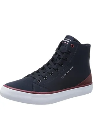 Tommy Hilfiger Herren Vulcanized Sneaker TH Hi Vulc Core Canvas Schuhe , Blau (Desert Sky), 40 EU