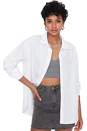 Trendyol Damen Loss Fit Shirt, , 36 EU