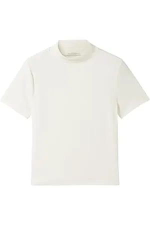 TOM TAILOR Mädchen Kinder Basic T-Shirt mit Rippstruktur, , 164