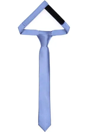 Ladeheid Kinder Krawatte für Jungen - Eleganter glänzender Look, Vorgebunden mit einem Klettverschluß, Perfekt für besondere Anlässe - Stilvolle Ansteckkrawatte TKS (31cm x 4cm, )