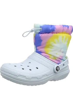 Crocs Unisex Classic Lined Neo Puff Tie Dye Boot Schneestiefel,43/44 EU