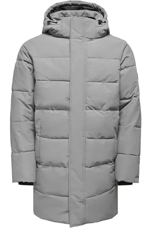 Only & Sons Herren ONSCARL Life Long Quilted Coat NOOS OTW Steppjacke, , M