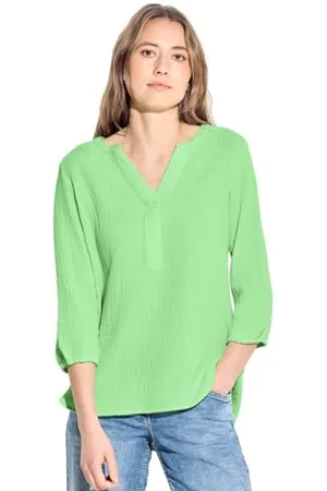 CECIL Damen B344669 Musselin Bluse, , S