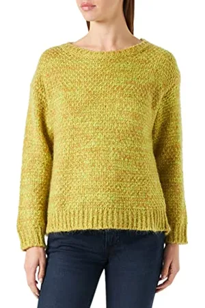 Benetton Damen G/C M/L 1442D103G LANGÄRMLIGER Pullover MIT Rundhalsausschnitt, , M