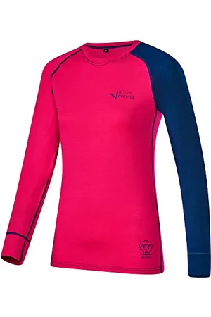 Black Crevice Damen Langarmshirt aus Merino Wolle in 40 - I Funktionsshirt atmungsaktiv I Funktionsunterwäsche I Base Layer I Long Sleeve I Skiunterwäsche