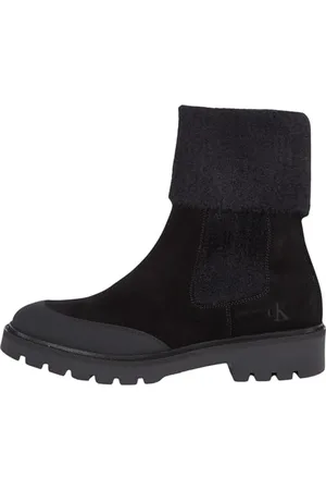 Calvin Klein Combat Mid Chelsea Boot Wl Stiefel, Damen, Schwarz (Triple Black), 36 Eu