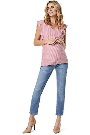 Noppies Damen Blouse ls Oakey YD Umstandsbluse, , 36 (Herstellergröße: S)