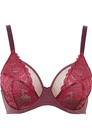 Maison Lejaby Damen Ikat Blume BH, Halbtransparent [NA], , 90C