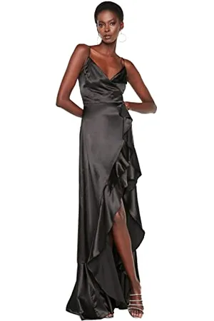 Trendyol Damen Volan Detailed Evening & Prom Formal Night Out Dress, , 42 EU