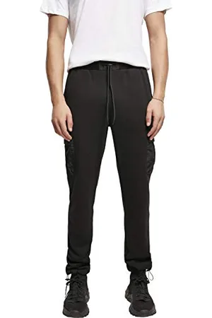 Urban classics Herren TB4124-Commuter Sweatpants Trainingshose, Black, L