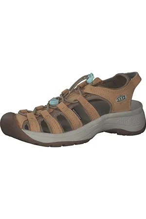 Keen Damen Astoria West Geschlossene Zehe Sandalen, Doe/Blue Glass-Leder, 40.5 EU