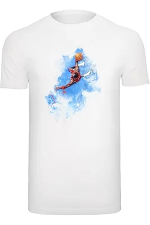 Mister Tee Herren Basketball Clouds S White