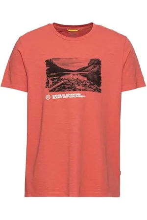 Camel Active Herren T-Shirt mit Print aus nachhaltigem Organic Cotton Menswear-XXL