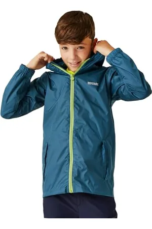 Regatta Unisex-Kinder Kids Pack It III Waterproof Shell Jacket Regenjacke,