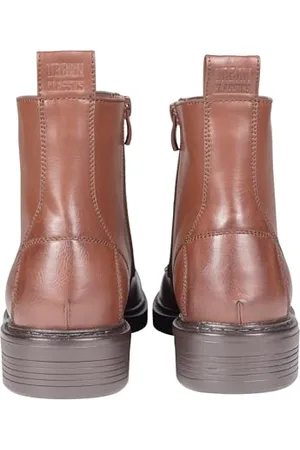 Urban classics Damen Velvet Lace Boot Stiefelette, Marrón